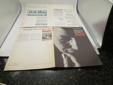 Vintage  Advertising CIBA  RITALIN &  DORIDEN    1957    2 PAGE BROCHURES picture