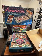 Tomy American Electronic Pinball Machine WITH Original Box needs work picture