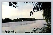 Milford DE-Delaware, Scenic View Haven Lake, Antique Souvenir Vintage Postcard picture