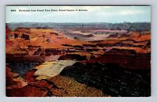 Grand Canyon AZ-Arizona, Grand View Point, Series #8600, Vintage Postcard picture