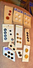 Assorted Lot of Vintage Buttons on Cards picture