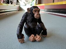 Papo Sitting Chimpanzee Figure 2009 Monkey Chimp Ape Wildlife Safari Toy picture