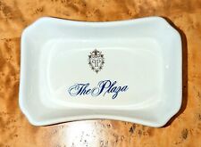 Vintage The Plaza Hotel New York  Porcelain Ashtray Trinket Soap Coin Dish 212 picture