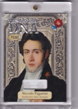 NICCOLO PAGANINI 24 CAPRICES /19 HAIR STRAND DNA RELIC HISTORIC AUTOGRAPHC PRIME picture