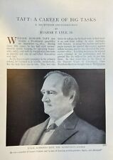 1907 Early Life & College Days of William H. Taft illustrated picture