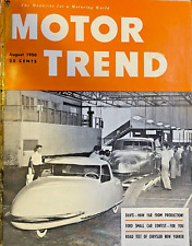 Motor Trend Magazine August 1950 Racing at Indianapolis picture