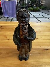 Vintage Hand Painted Wooden African American Figure 29/100 picture