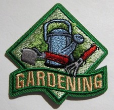 Boy Girl Scout Guide GARDENING FUN PATCH Grow Food Vegetable Garden FARMER Badge picture