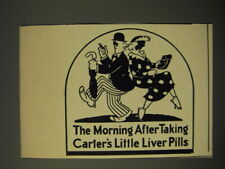 1938 Carter's Little Liver Pills Ad - The morning after taking Carter's picture