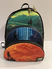 Star Wars The Force Awakens Loungefly Backpack Disney 100 NWT picture