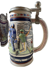 Great American Baseball Ceramic Stein 3D in box Brazil 1984 Handcrafted Avon picture