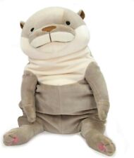 Mochi KawaUso Otter Grey L Size Plush Doll Stuffed Toy New Japan Shinada Global picture