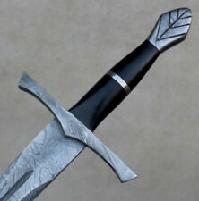DAMASCUS KNIFE CUSTOM HANDMADE - 36'' Micarta Handle Beautiful Sword MI-09 picture
