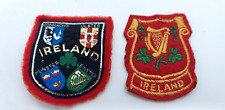 Lot Of 2 Vintage Felt Patches Ireland Leinster Munster Ulster Connacht picture