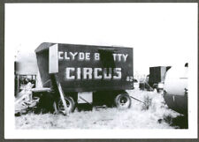 Unidentified Clyde Beatty Circus wagon #53 photo 1953 picture