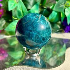 High Quality Blue Apatite Ball Sphere Quartz Crystal Display Healing picture