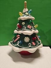 HALLMARK Ceramic Musical Gumdrop Christmas Tree Light-Up Rotating -  See Videos picture