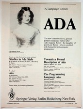 Springer-Verlag Ada Programming Language Print Advertisement 1981 picture