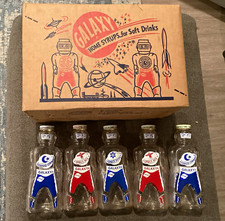 Galaxy Home Syrups Soft Drink Soda Bottle Set, Clear, with Box (5 Bottles) picture