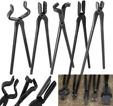 5Pcs Heavy-duty Steel Blacksmith Tongs Set For Blacksmithing Knife Making Tongs picture
