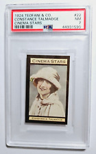 1924 TEOFANI CINEMA STARS #22 CONSTANCE TALMADGE PSA 7 NM HIGHEST GRADED POP 1 picture
