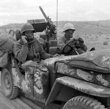WW2 WWII Photo US Army Jeep with Browning 1919 North Africa World War Two / 1723 picture