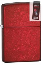 Zippo 21063 candy apple red Lighter + FLINT PACK picture