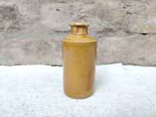 Vintage Gray E Portobello Ceramic Ink Bottle Stoneware Office Collectable C198 picture