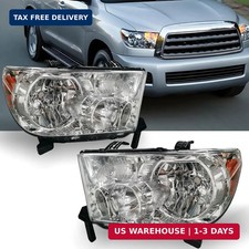 Headlight Assembly w/Electronic Level Adjuster For 2007-2013 Toyota Tundra picture