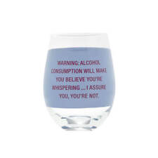 Say What - Wine Glass: Alcohol Consumption - Novelty Drinkware picture