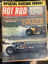 Vintage Hot Rod Magazine Nov 1963 Special Racing Issue- Nat. Championship Drags picture