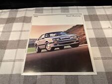 Original 1985 Ford Mustang Sales Brochure 85 LX GT SVO picture