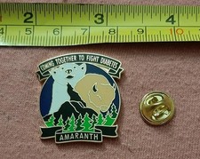 Coming Together To Fight Diabetes Amaranth Diabetes Foundation Pin Polar Bear picture