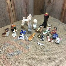 Fun collectible lot of small things, small figurine lot, collectible vintage lot picture