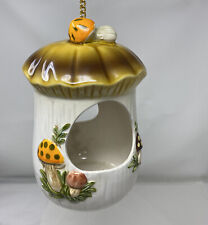 VINTAGE HANGING PLANTER W CHAIN MERRY MUSHROOM SEARS ROEBUCK AND CO 1978 JAPAN picture