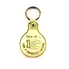 1st National Bank Guntersville Alabama Keychain Save For A Brighter Future Light picture