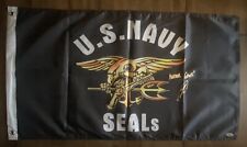 Robert O’Neill Signed U.S. Navy Seals Military Flag - PSA/DNA Hologram picture