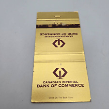 Vintage Matchcover Canadian Imperial Bank of Commerce picture
