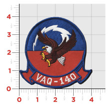 NAVY VAQ-140 PATRIOTS SQUADRON HOOK & LOOP EMBROIDERED PATCH picture