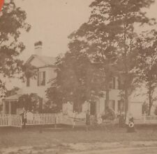 Birthplace of Genius Location Unknown Probably New England Stereoview c1870 picture