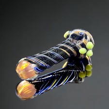 5" Handmade Heavy Thick Color Changing Glacier Tobacco Smoking Bowl Glass Pipes picture