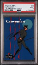 1993 Topps Batman the Animated Series CATWOMAN #24 PSA MINT 9 picture