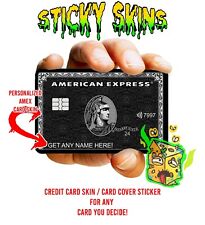 Personalized AYEMEX Credit Card Skin- Wrap Decal Pre-Cut Sticker MERICAN EXPRESS picture