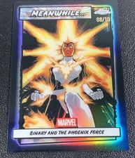 Binary and the Phoenix Force 2026 Topps Chrome Marvel Comics Meanwhile Black /10 picture