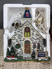 Lemax Village Collection Stoney Chapel Lighted Tested Christmas Village picture