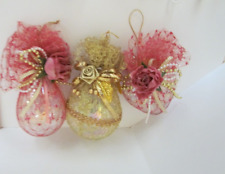 3 Decorated Christmas Ornaments picture