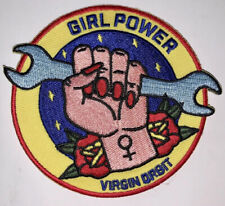 VIRGIN GALACTIC - ORBIT ONE - GIRL POWER WOMAN BUILT SPACE3.5” COLLECTIBLE PATCH picture