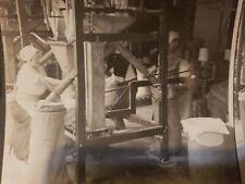 Stereoview Real Photo Filling And Sewing Bags Of Granulated Sugar New York picture