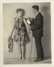 1920's Leggy Flapper Model Glamour Fashion Shoot Bobbed Hair Original 8x10 Photo picture