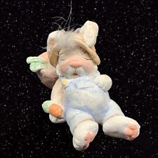 Vintage 1991 Cast Art Dreamcicles Sleeping Bunny Figurine 2.5”T 4.5”W picture